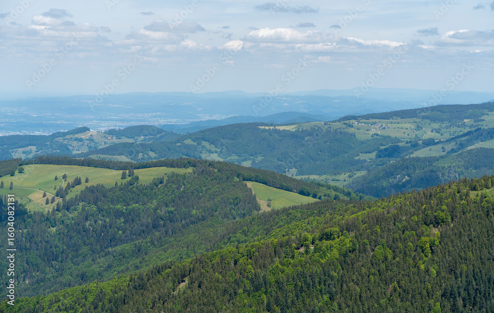 Fototapeta premium Around Black Forest Belchen