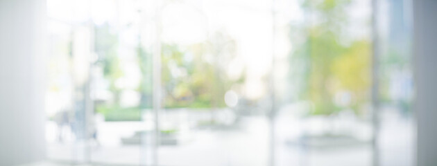 Blurred images,abstract glass wall from building