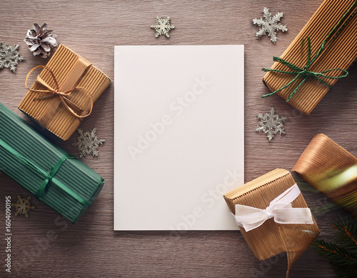 Empty paper template copy space for mockup and display design