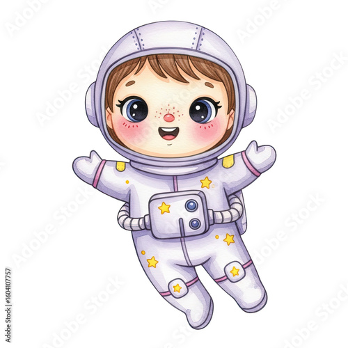 astronaut cartoon character