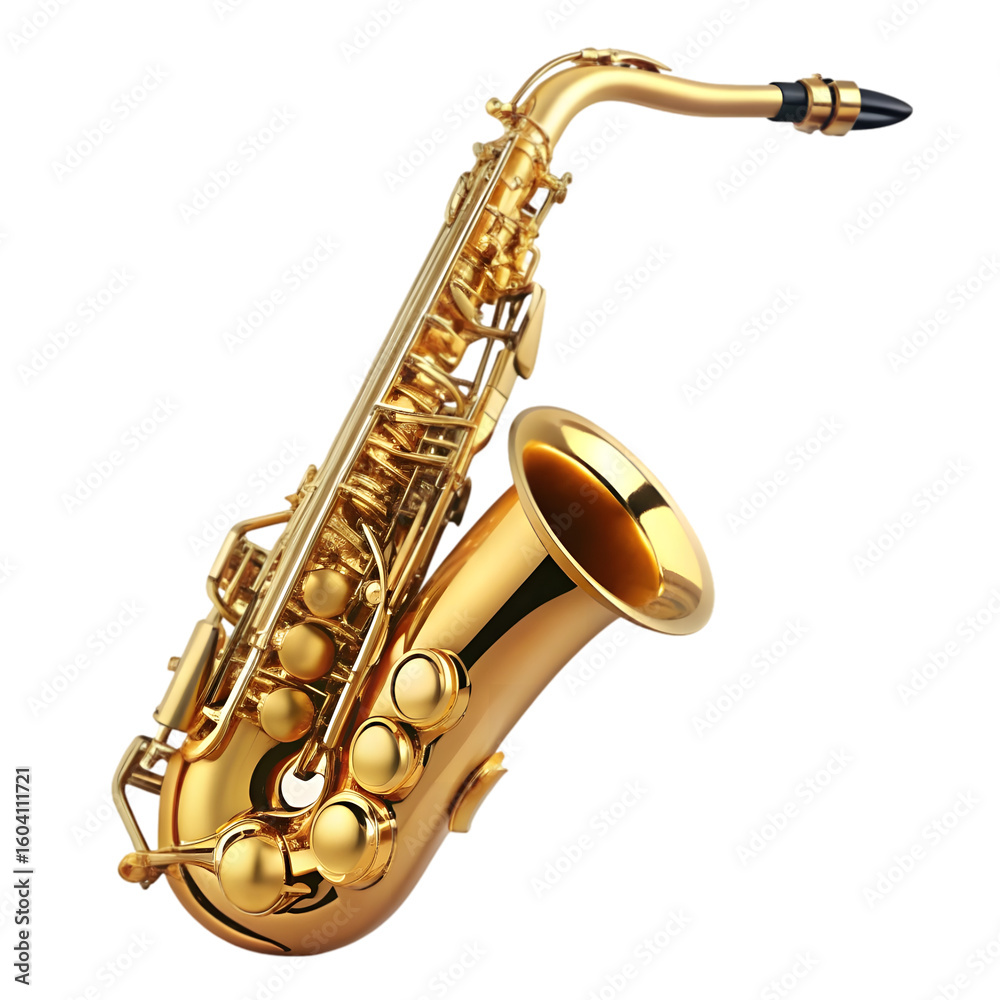 Obraz premium saxophone isolated on white