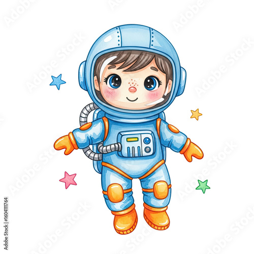 astronaut cartoon character