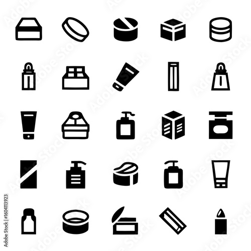 Product Packaging Templates – Boxes, Labels, Tubes, Containers – Flat Editable Vector Pack for Cosmetic, Food & Retail Branding (CMYK Print Ready)