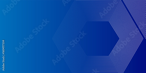 Tablou pe pânză Esagono esagono Blue Tech Finance Fintech Background Motivo Pixel astratto