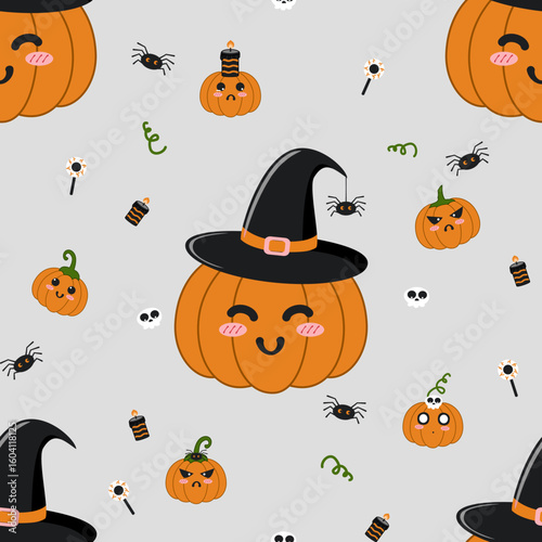 Halloween Festival,Seamless Background