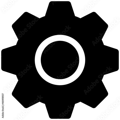 settings icon for user interface, user experience, website, application, printing, document, poster design, etc