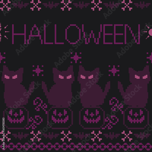 Halloween Festival,Seamless Background
