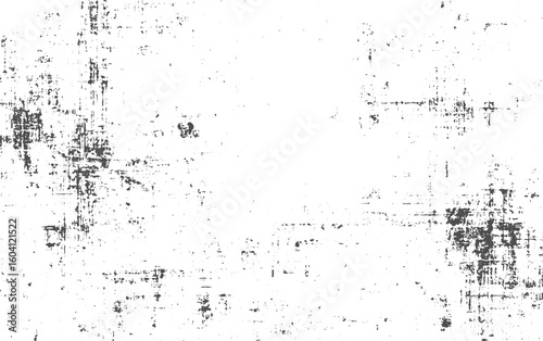 Grunge  black and white. Abstract grunge texture illustration vector , Texture of scratches, dust, transparent background 