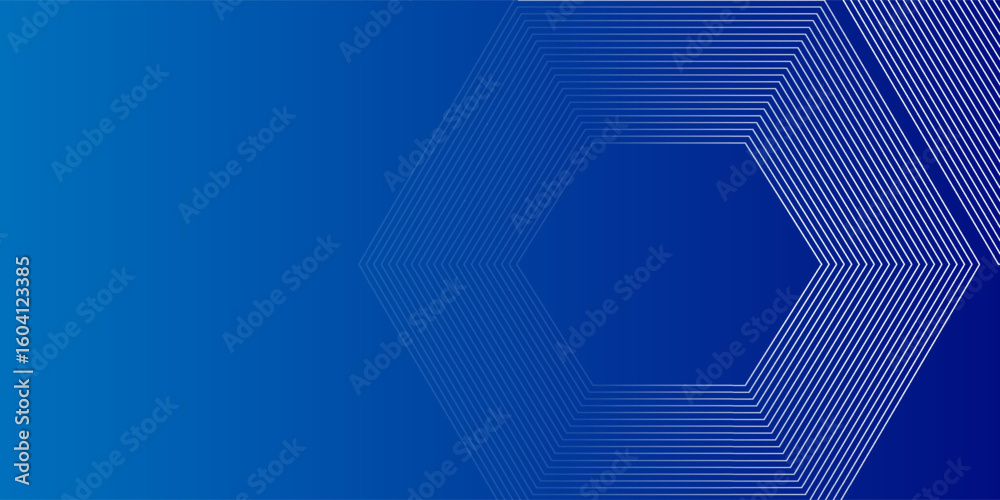 Esagono esagono Blue Tech Finance Fintech Background Motivo Pixel astratto. Astratto Business Tech Semplice Arte Moderna Astratto