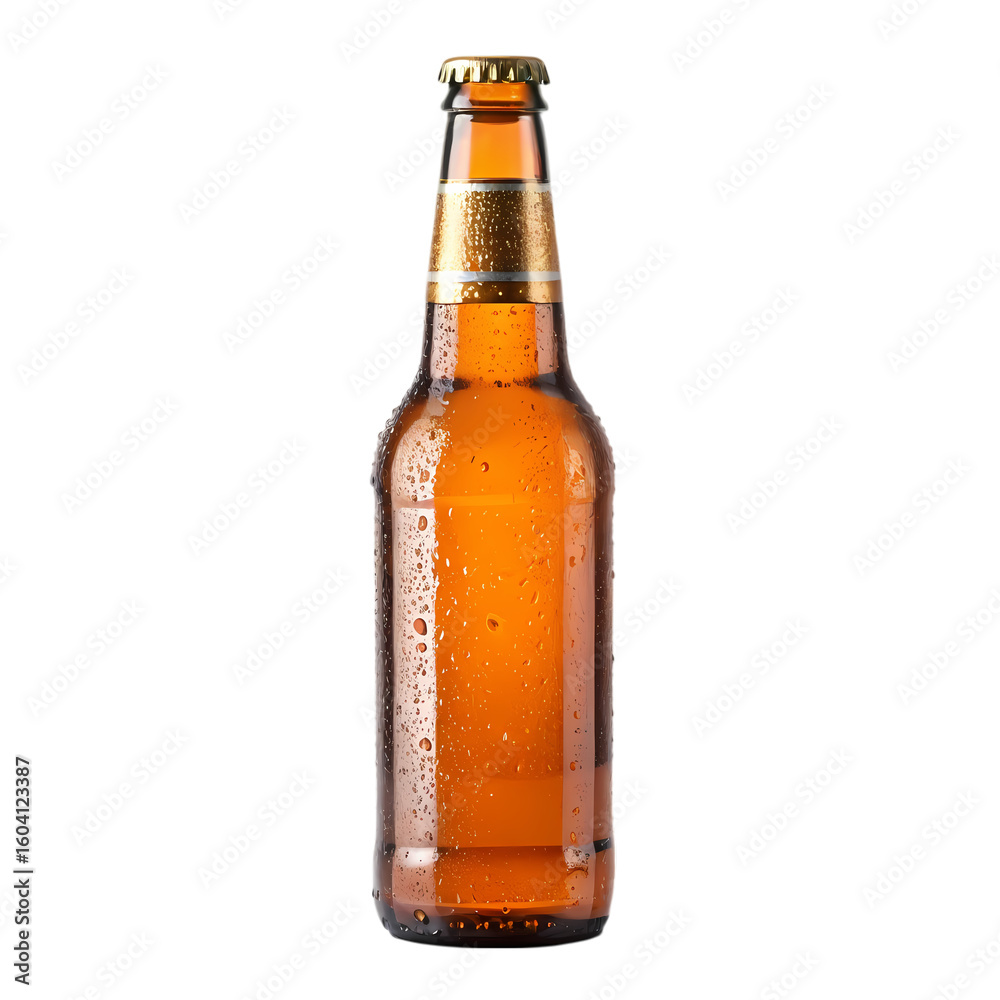 Cold Beer Bottle: Crisp, Refreshing Beverage Cold Beer Bottle: Crisp, Refreshing Beverage