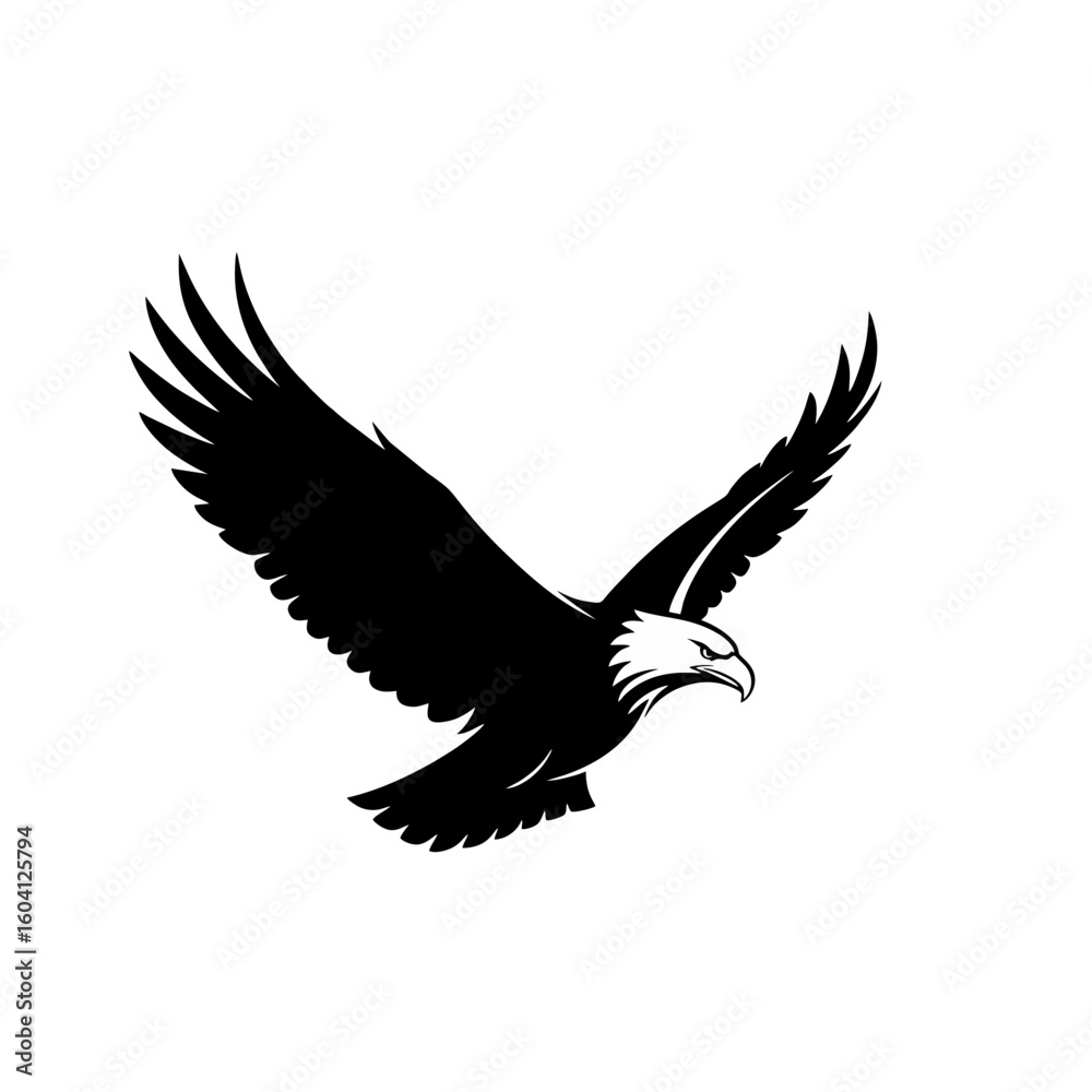Obraz premium Bird silhouette logo, the download results from this image are fully used for fundraising for underprivileged children in Indonesia