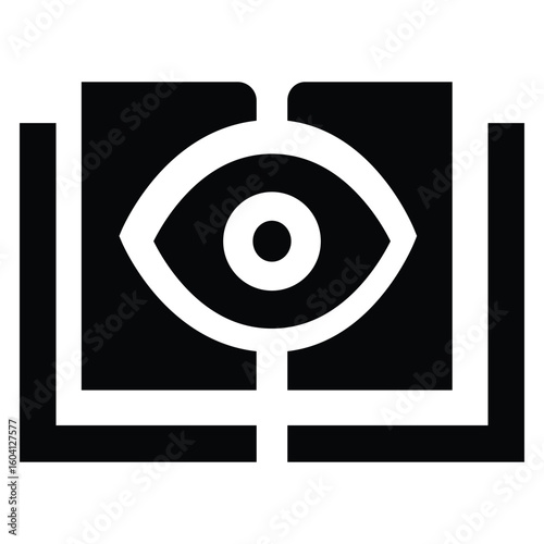 Eye Inside Book Abstract Illustration