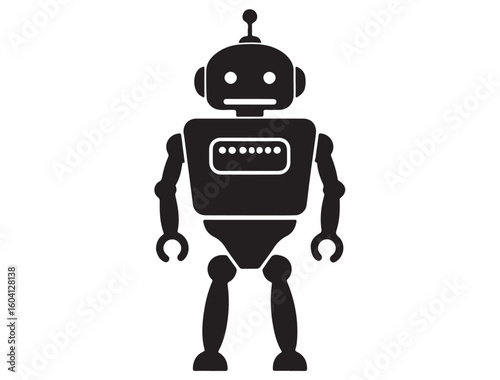 ROBOT ICON SILHOUETTE