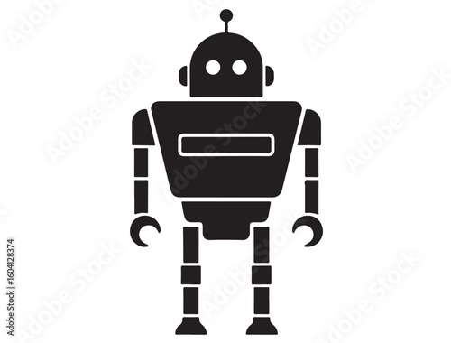 ROBOT ICON SILHOUETTE