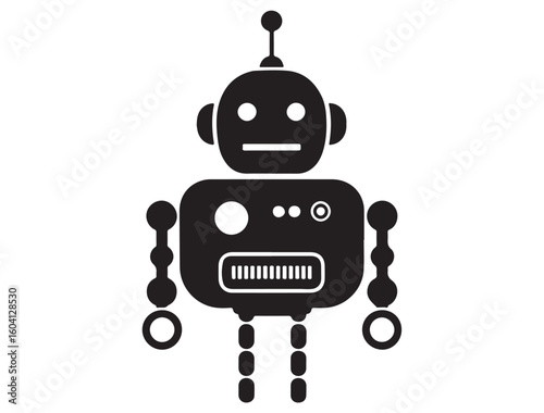 ROBOT ICON SILHOUETTE