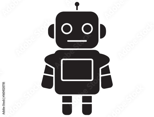 ROBOT ICON SILHOUETTE