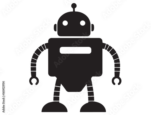 ROBOT ICON SILHOUETTE