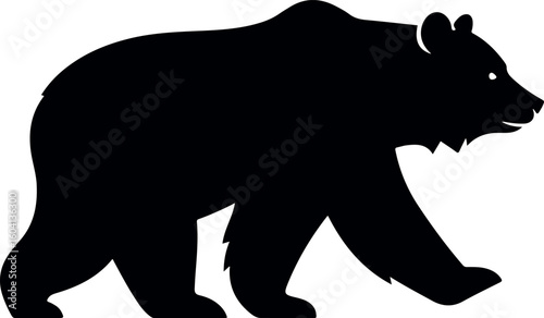 bear icon isolated on white background wild animal symbol for nature and wildlife design vector illustration
