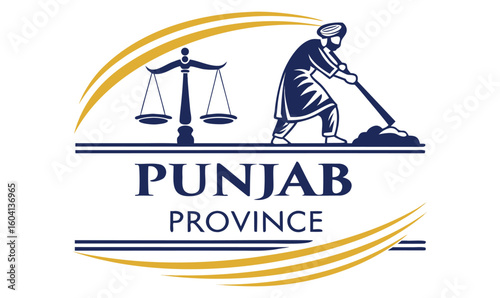 Government of Punjab Province Official Logo  Pakistan Emblem Vector Design