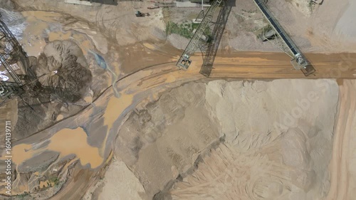 Aggregate Quarry: Moving Machinery (Quarry Conveyor Belt System)