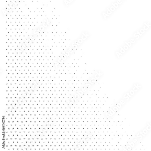 set gradient geometry star. flat pattern background icon.