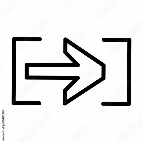 Enter Account Icon: Authentication and Access Graphic