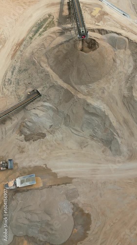 Aggregate Quarry: Production Vehicles (Quarry Conveyor Belt System) -Portrait