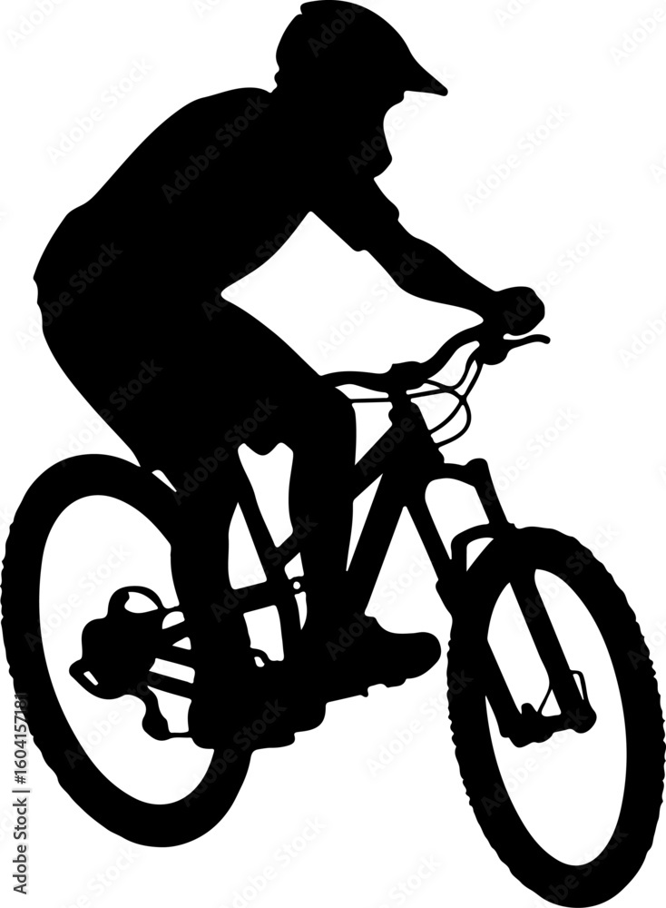 Fototapeta premium mountain biking, cycling, bike rider, outdoor vector bundle