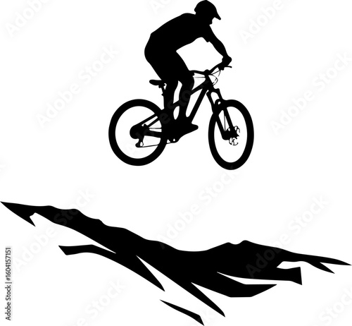 mountain biking, cycling, bike rider, outdoor vector bundle