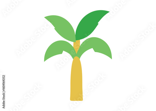 Banana tree vector illustration