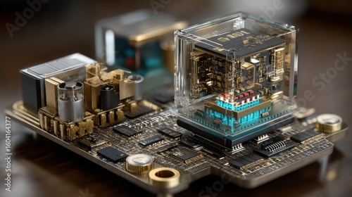 Transparent Cube Technology:  Advanced Microchip Circuitry