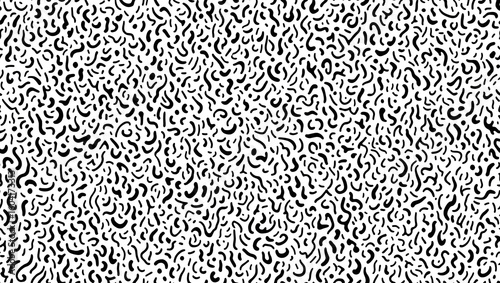 Illustration of abstract seamless decorative pattern. Unusual chaotic dynamic pattern, background.	