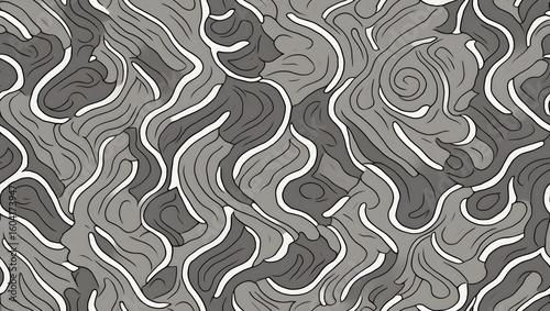 Illustration of abstract seamless decorative pattern. Unusual chaotic dynamic pattern, background.	