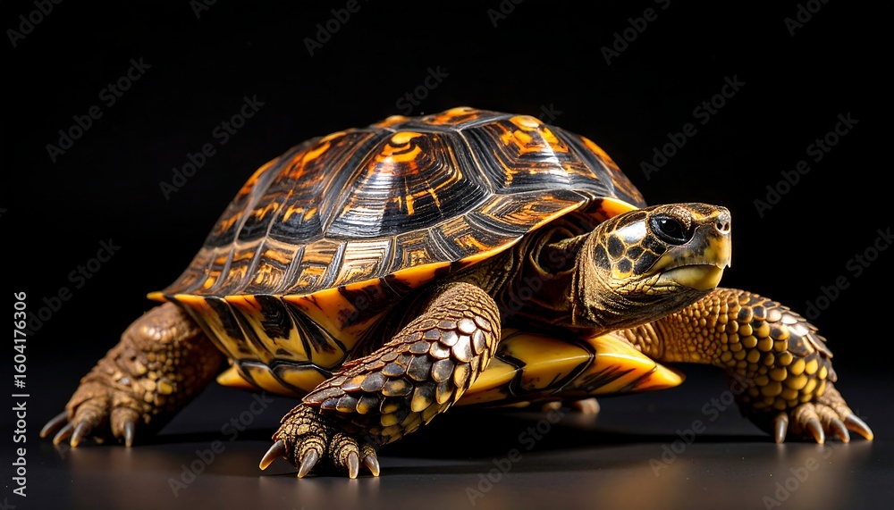 Obraz premium Reptile, turtle, profile view
