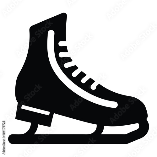 ice skate vector icon