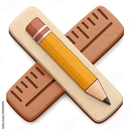 Pencil and Ruler Precision Design Concept