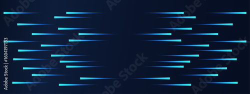 Minimalist high-tech background with sharp blue linear elements on a dark navy gradient. Dynamic digital motion theme perfect for presentations, innovation, AI, cybersecurity, fintech, and data-driven