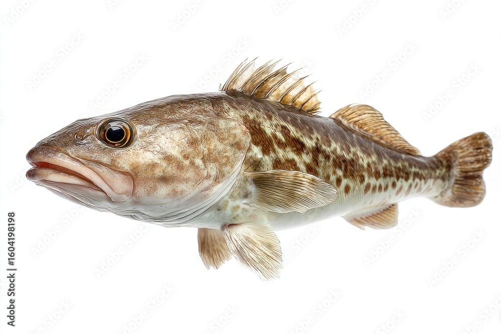 Naklejka premium Cod isolated on white background
