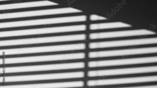 Blinds cast striking shadows