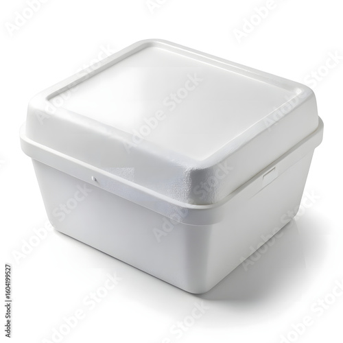 white plastic container