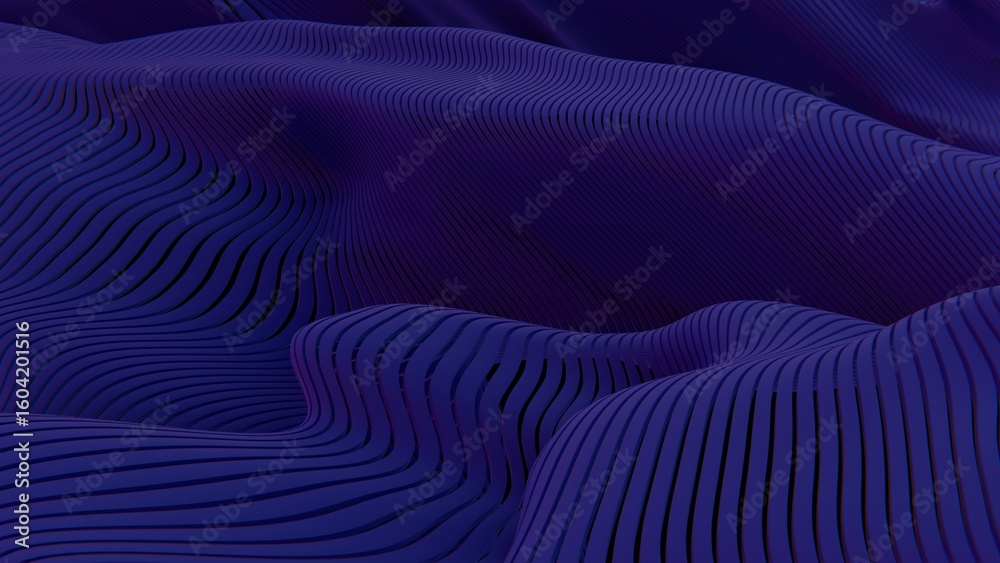 Naklejka premium a purple background with wavy lines