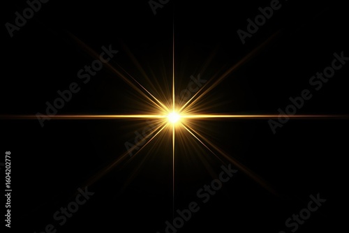 An isolated gold blink light effect background lighting outdoors.