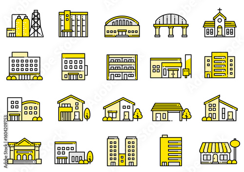 住宅・建築アイコン27　Housing & Architecture icons
