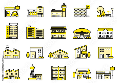 住宅・建築アイコン24　Housing & Architecture icons
