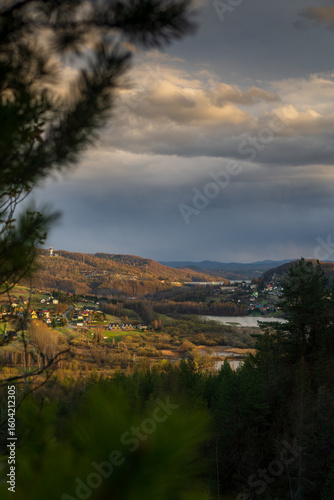 Fototapeta Naklejka Na Ścianę i Meble -  View of the Bieszczady Mountains 