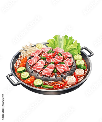 
Picture of grilled meat, Japanese food