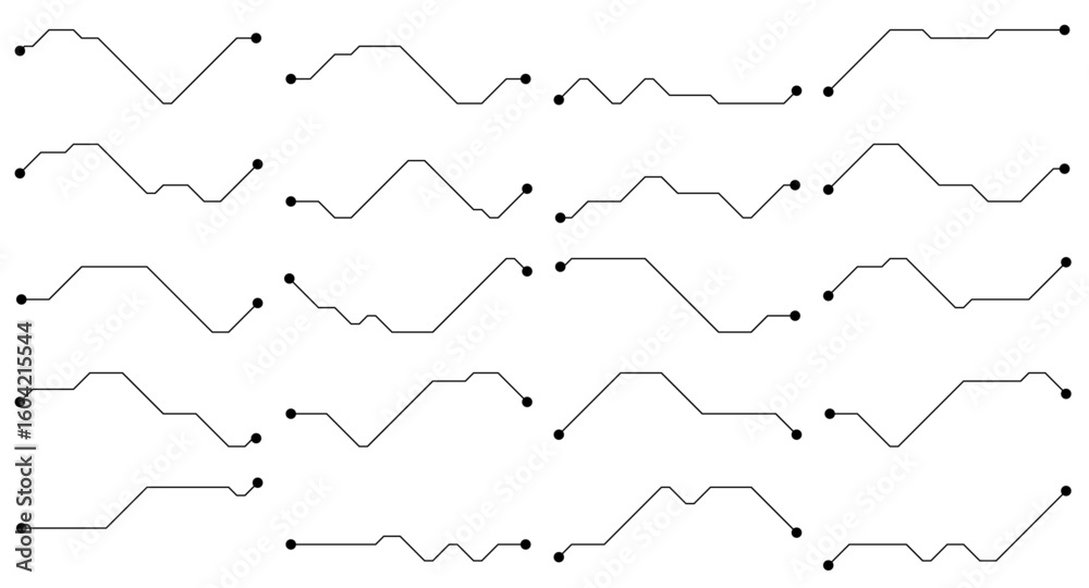 Naklejka premium HUD futuristic frame vector illustration. Cyberpunk tech collection. Arrow Sign Vector And Illustration.