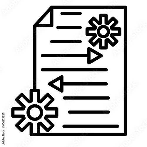 Processing Vector Icon