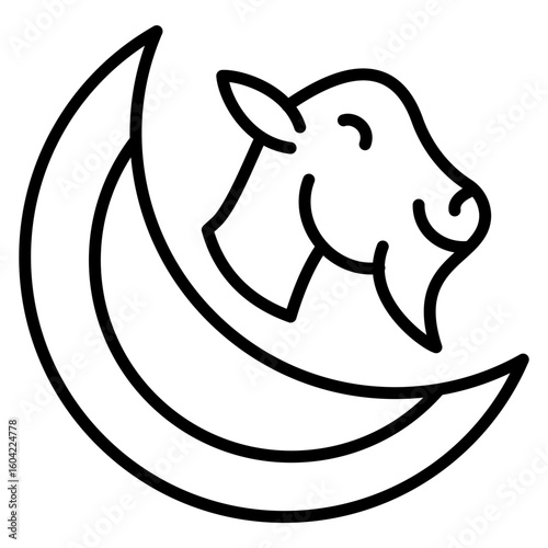 Eid Al Adha Vector Icon