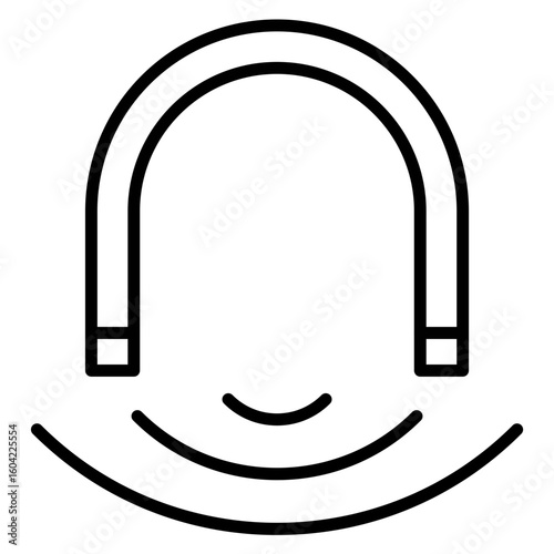 Magnetic Sensor Vector Icon